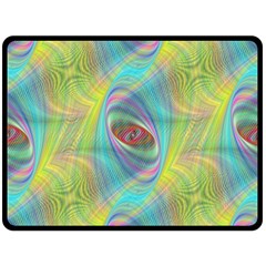 Ellipse Pattern Elliptical Abstract Fleece Blanket (large)  by Wegoenart