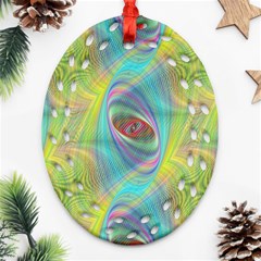 Ellipse Pattern Elliptical Abstract Ornament (oval Filigree) by Wegoenart