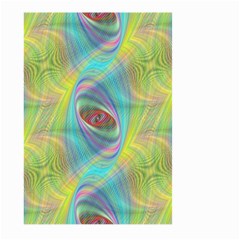 Ellipse Pattern Elliptical Abstract Large Garden Flag (two Sides) by Wegoenart