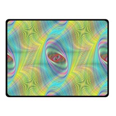 Ellipse Pattern Elliptical Abstract Double Sided Fleece Blanket (small)  by Wegoenart