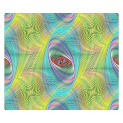 Ellipse Pattern Elliptical Abstract Double Sided Flano Blanket (small)  by Wegoenart