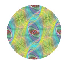 Ellipse Pattern Elliptical Abstract Mini Round Pill Box by Wegoenart