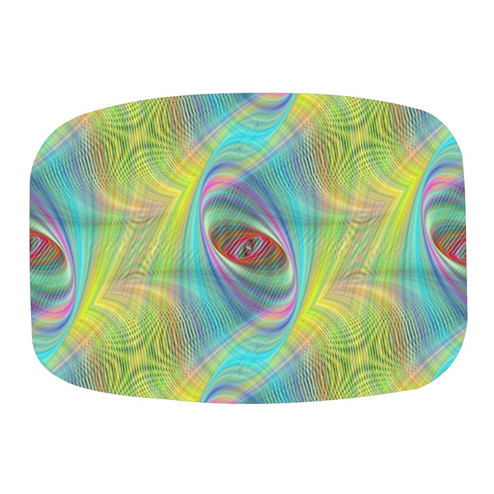 Ellipse Pattern Elliptical Abstract Mini Square Pill Box