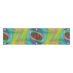 Ellipse Pattern Elliptical Abstract Banner And Sign 4  X 1  by Wegoenart