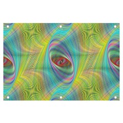 Ellipse Pattern Elliptical Abstract Banner And Sign 6  X 4  by Wegoenart