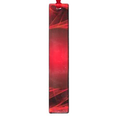 Red Abstract Scratched Doodle Grease Large Book Marks by Wegoenart