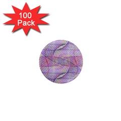 Purple Background Abstract Pattern 1  Mini Magnets (100 Pack)  by Wegoenart