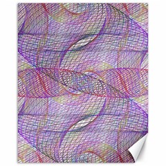 Purple Background Abstract Pattern Canvas 16  X 20  by Wegoenart