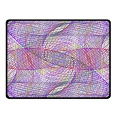 Purple Background Abstract Pattern Fleece Blanket (small) by Wegoenart