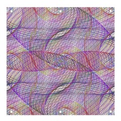 Purple Background Abstract Pattern Banner And Sign 4  X 4 