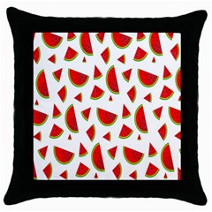 Fruit Throw Pillow Case (black) by nateshop