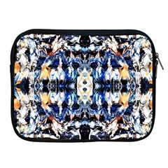 Cobalt Symmetry Apple Ipad 2/3/4 Zipper Cases by kaleidomarblingart