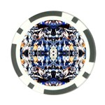 Cobalt symmetry Poker Chip Card Guard Front