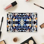 Cobalt symmetry Cosmetic Bag (Medium) Front