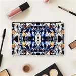 Cobalt symmetry Cosmetic Bag (Medium) Back