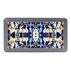 Cobalt Symmetry Memory Card Reader (mini) by kaleidomarblingart