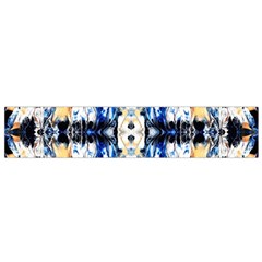 Cobalt Symmetry Small Flano Scarf