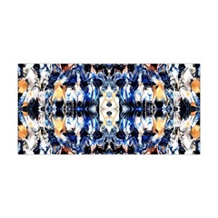 Cobalt Symmetry Yoga Headband by kaleidomarblingart