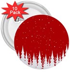 Merry Cristmas,royalty 3  Buttons (10 pack)  Front