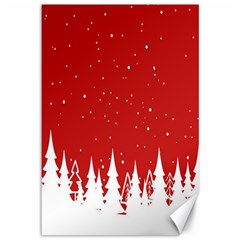 Merry Cristmas,royalty Canvas 12  X 18  by nateshop