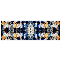 Cobalt Symmetry Banner And Sign 9  X 3  by kaleidomarblingart