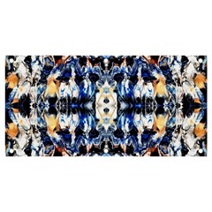 Cobalt Symmetry Banner And Sign 4  X 2  by kaleidomarblingart