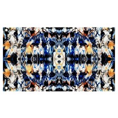 Cobalt Symmetry Banner And Sign 7  X 4  by kaleidomarblingart