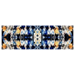 Cobalt Symmetry Banner And Sign 12  X 4  by kaleidomarblingart