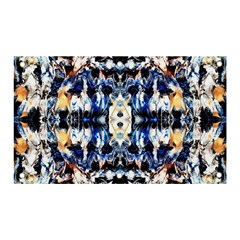 Cobalt Symmetry Banner And Sign 5  X 3  by kaleidomarblingart