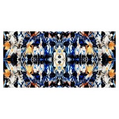 Cobalt Symmetry Banner And Sign 6  X 3  by kaleidomarblingart