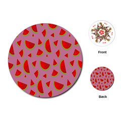 Fruit 1 Playing Cards Single Design (round) by nateshop