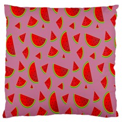 Fruit 1 Large Flano Cushion Case (one Side) by nateshop