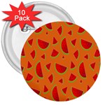 Fruit 2 3  Buttons (10 pack)  Front