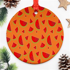 Fruit 2 Round Ornament (two Sides)