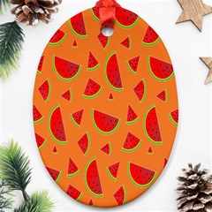 Fruit 2 Oval Ornament (two Sides) by nateshop