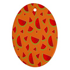 Fruit 2 Oval Ornament (two Sides) by nateshop