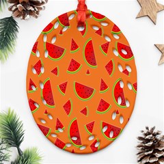 Fruit 2 Ornament (oval Filigree) by nateshop