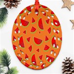 Fruit 2 Oval Filigree Ornament (Two Sides) Front