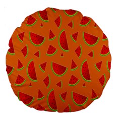 Fruit 2 Large 18  Premium Round Cushions by nateshop