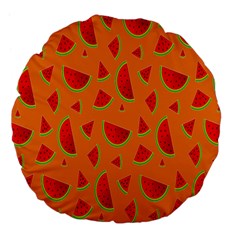 Fruit 2 Large 18  Premium Flano Round Cushions by nateshop