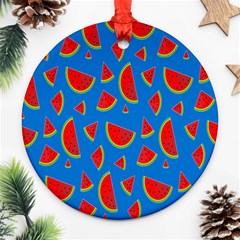 Fruit4 Round Ornament (two Sides) by nateshop