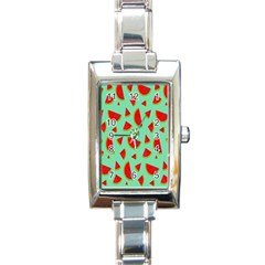 Fruit5 Rectangle Italian Charm Watch by nateshop