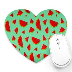 Fruit5 Heart Mousepads by nateshop