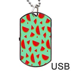 Fruit5 Dog Tag Usb Flash (one Side) by nateshop