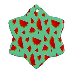 Fruit5 Snowflake Ornament (two Sides) by nateshop