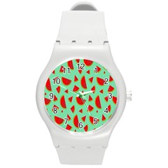 Fruit5 Round Plastic Sport Watch (m) by nateshop