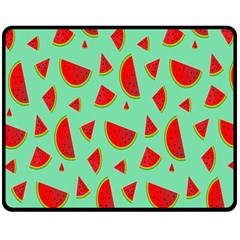 Fruit5 Double Sided Fleece Blanket (medium)  by nateshop