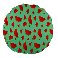 Fruit5 Large 18  Premium Flano Round Cushions by nateshop