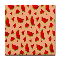 Fruit-water Melon Tile Coaster by nateshop