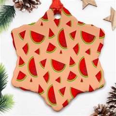 Fruit-water Melon Ornament (snowflake) by nateshop